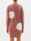 radial double jersey long sleeve dress