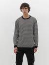 stripe slouch long sleeve t.shirt