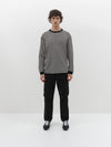 stripe slouch long sleeve t.shirt