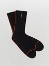 contrast cashmere stripe sock