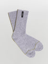 contrast cashmere stripe sock
