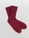 contrast cashmere stripe sock