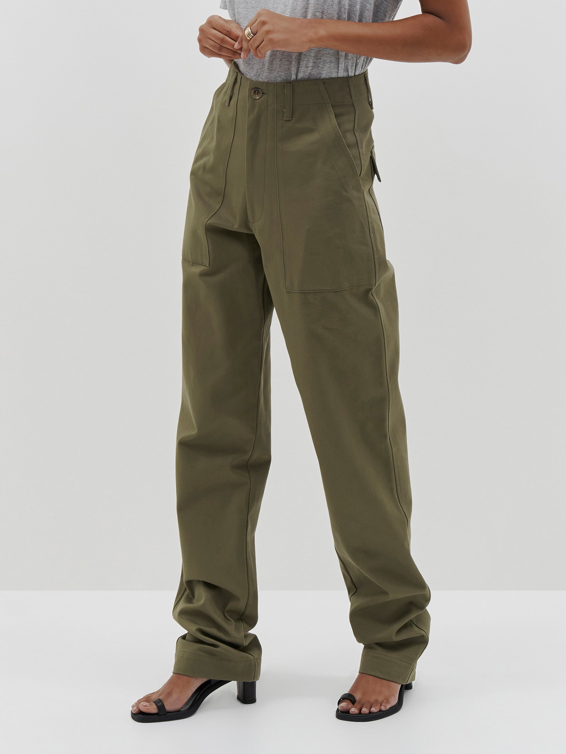 Cotton utility hot sale pants