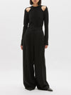 crepe-pleated-pant-aw22wfb78-black