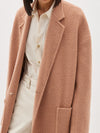 oversized woollen coat