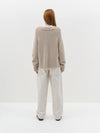 wool cashmere chunky crew knit