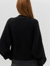 wool cashmere cropped cardigan