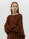 carded cashmere knit