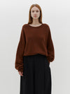 carded cashmere knit