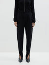 viscose jersey zip hem pant