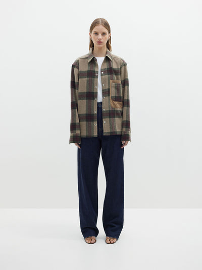 check overshirt