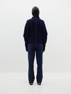 contrast detail engineered knit
