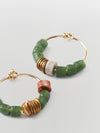 lanai & co green sandcast hoops