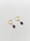 lanai & co black pearl drop earrings