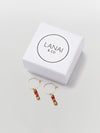 lanai & co red java drop earrings
