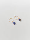 the line of sun raw lapis earring