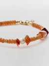 pigna orange agate and pearl bracelet
