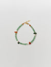 pigna moss agate and pearl bracelet
