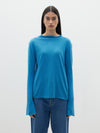 regular raised neck long sleeve t.shirt