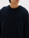 slub rib raglan sweat