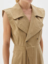 trench style jumpsuit