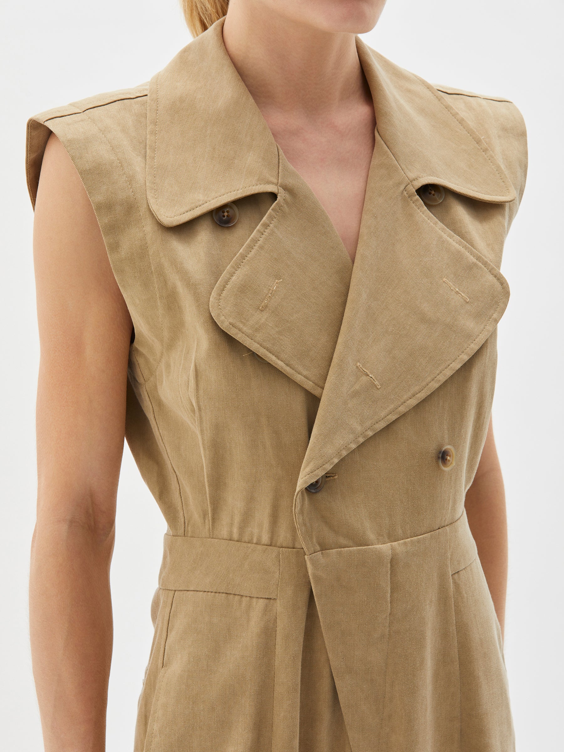 Trench sales coat jumpsuit