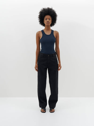 slim superfine rib tank