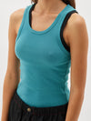 slim superfine rib tank