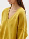 boxy v neck weekend knit