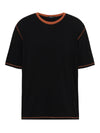 contrast slouch fit t.shirt