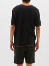 contrast slouch fit t.shirt