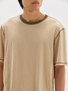 contrast slouch fit t.shirt