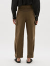 mercerised twill border pant