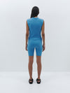 slim rib bike short