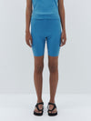 slim rib bike short