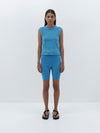 slim rib bike short