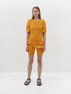 slim rib bike short