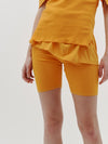 slim rib bike short