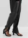 leather track pant