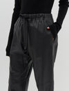 leather track pant