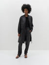 leather track pant