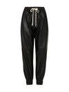 leather track pant