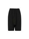 viscose twill slouch short