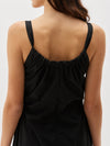 gather detail poplin dress