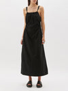 gather detail poplin dress