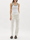 contrast slim scoop rib tank