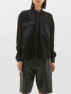 tencel linen gauze pocket shirt