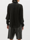 tencel linen gauze pocket shirt