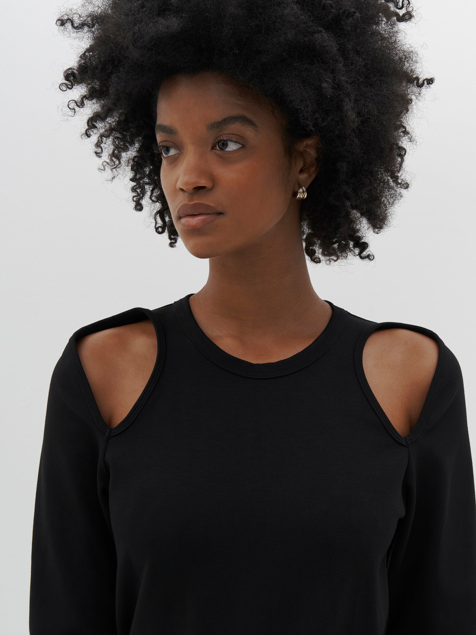 Cut out sleeve online sweatshirt