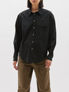 tuck sleeve utility shirt